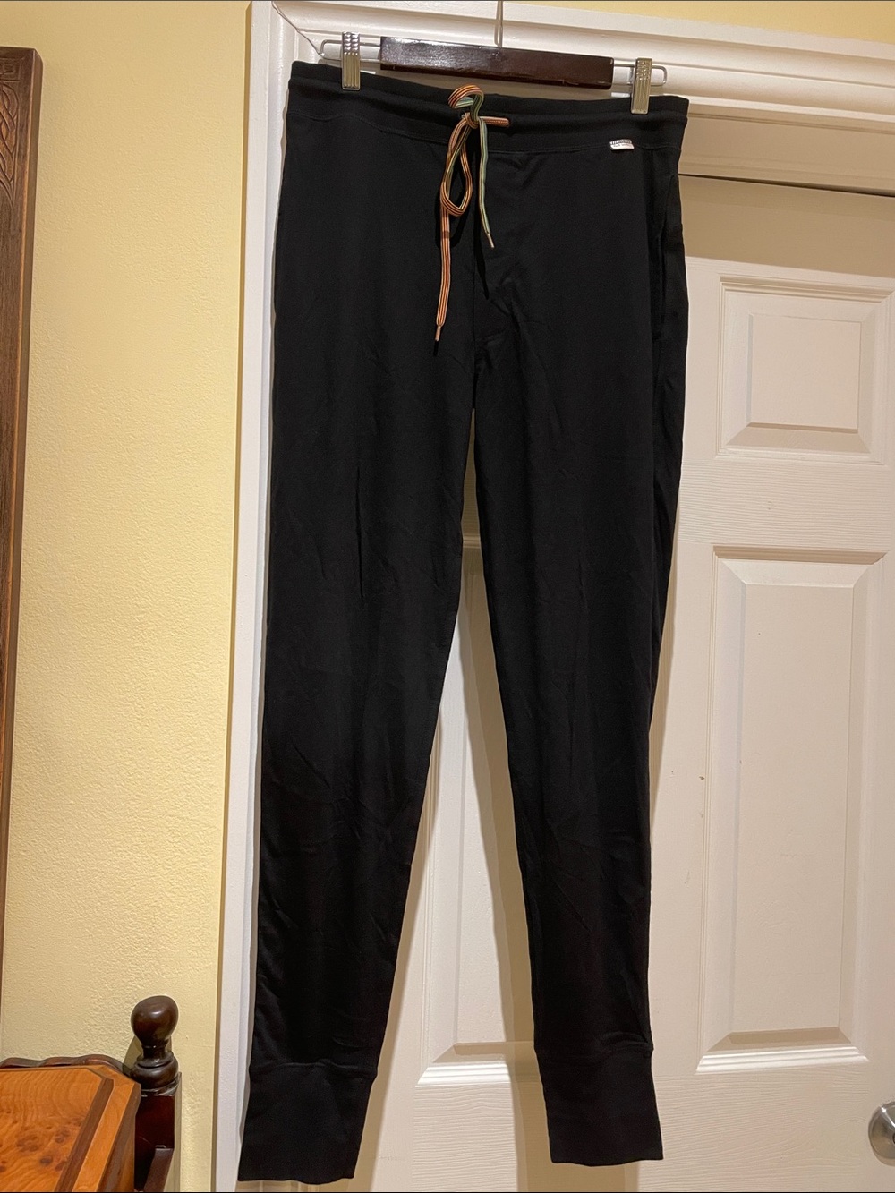 Paul Smith Black Jersey Pants Jogger S NWT Cotton Luxe Minimalist